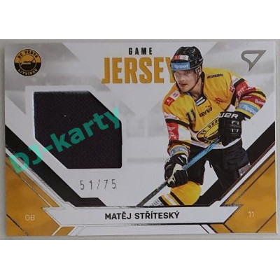 2021/22 Sportzoo TIPSPORT ELH Matěj Stříteský #JS-MS 51/75 Game Jersey