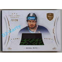 2021/22 OFS The Final Series Michal Řepík #STI-REM 17/20 Game Used Stick Gold