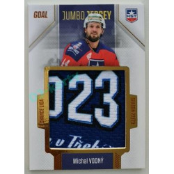 2022/23 Goal Cards Chance Liga 1. série #J-09 Michal Vodný JUMBO Jersey 45/77