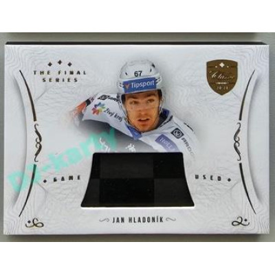 2021/22 OFS The Final Series Jan Hladoník #STI-HLA Game Used Stick Gold PROMO