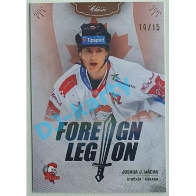 2020/21 OFS 2. série Joshua J. Mácha #FL-JJM 14/15 Foreign Legion Neon Rainbow