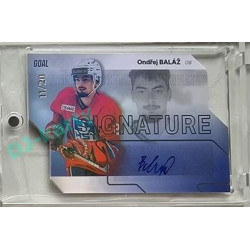 2023/24 Goal cards Chance Liga 2. série #S-62 Ondřej Baláž Autograph Silver 11/20