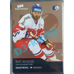 2020 MK reprezentace David Musil EHT #23 04/25 Red