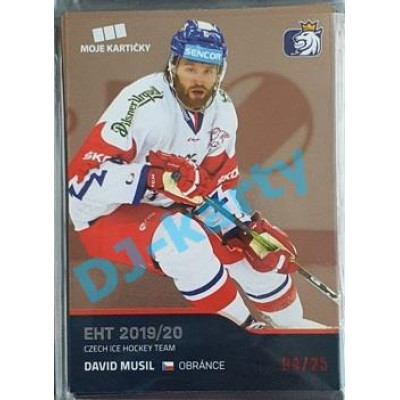 2020 MK reprezentace David Musil EHT #23 04/25 Red