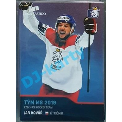 2020 MK reprezentace Jan Kovář Tým MS 2019 #63 Blue Promo