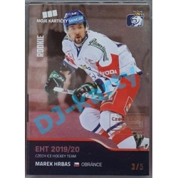 2020 MK reprezentace Marek Hrbas #8 3/5 Silver Czech Expo