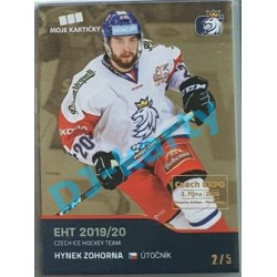 2020 MK reprezentace Hynek Zohorna #44 2/5 Gold Czech Expo
