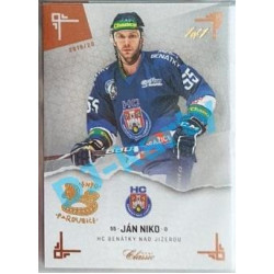 2019/20 OFS Chance liga Ján Niko #258 1/1 Leather paralel Expo Pard.