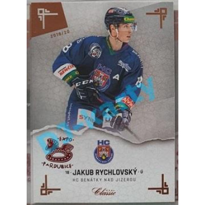 2019/20 OFS Chance liga Jakub Rychlovský #252 x/6 Expo Pard.