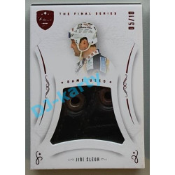 2021/22 OFS The Final Series Jiří Šlégr #MEM-JE 05/10 Game Used Red