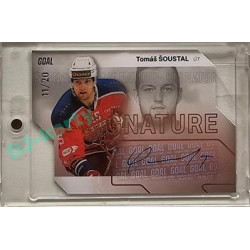 2023/24 Goal cards Chance Liga 2. série #S-68 Tomáš Šoustal Autograph Silver 11/20