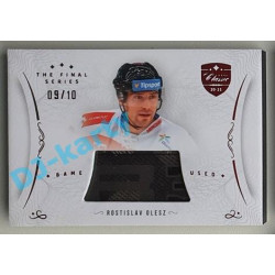 2021/22 OFS The Final Series Rostislav Olesz #STI-OLR 09/10 Game Used Stick Red