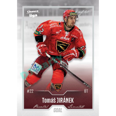 2022/23 Goal Cards Chance Liga 1. série #053 Tomáš Jiránek Silver 1 of 60