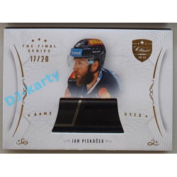 2021/22 OFS The Final Series Jan Piskáček #STI-PIJ 17/20 Game Used Stick Gold