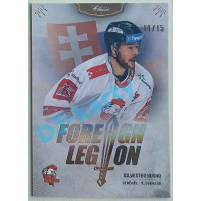 2020/21 OFS 2. série Silvester Kusko #FL-SKU 14/15 Foreign Legion Neon Rainbow