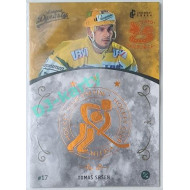 2021 Legendary Cards League Dynasty Vsetín #035 Tomáš Sršeň x/3 Cooper EXPO Pardubice