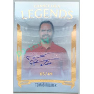 2022/23 Goal Cards Chance Liga 1. série #LL-14 Tomáš Rolinek Legends Autograph 05/49