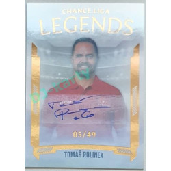 2022/23 Goal Cards Chance Liga 1. série #LL-14 Tomáš Rolinek Legends Autograph 05/49