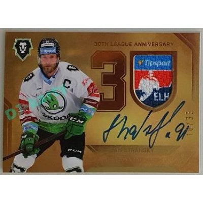 2022/23 Sportzoo ELH 2. série #AVS-JS Jan Stránský 30 let ELH Auto Shield 10/35