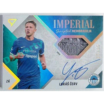 2022/23 Sportzoo Fortuna Liga 2. série #IM-LC Lukáš Červ Imperial Scripted Memorabilia 05/25