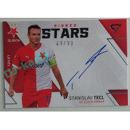 2022/23 Sportzoo Fortuna Liga 2. série #SL3-ST Stanislav Tecl Signed Stars Level 3 xx/99