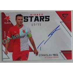 2022/23 Sportzoo Fortuna Liga 2. série #SL3-ST Stanislav Tecl Signed Stars Level 3 xx/99