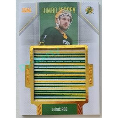 2022/23 Goal Cards Chance Liga 1. série #J-03 Luboš Rob JUMBO Jersey 45/77