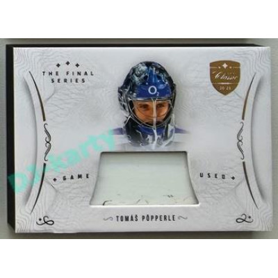 2021/22 OFS The Final Series Tomáš Pöpperle #STI-POO Game Used Stick Gold PROMO