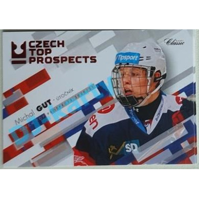 2020/21 OFS 2. série Michal Gut #CTP-15 Czech Top Prospects RED /55