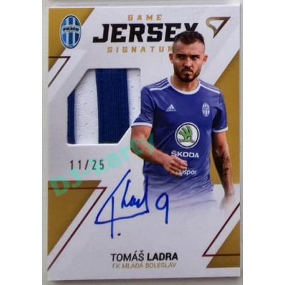 2022/23 Sportzoo Fortuna Liga 2. série #GJS-TL Tomáš Ladra Game Jersey Auto 11/25