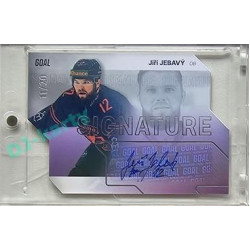 2023/24 Goal cards Chance Liga 2. série #S-71 Jiří Jebavý Autograph Silver 11/20