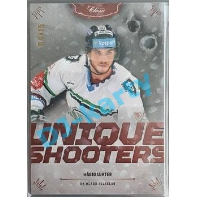 2020/21 OFS 1. série Mário Lunter #US-15 04/15 Unique Shooters Aquadropp