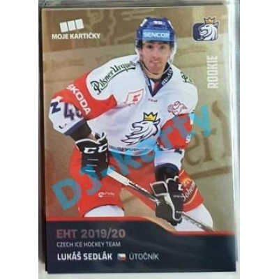 2020 MK reprezentace Lukáš Sedlák RC EHT #30 Gold Promo