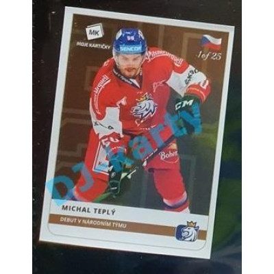 2020 MK Stick Michal Teplý Debut v národním týmu #16 1 of 25 Bronze