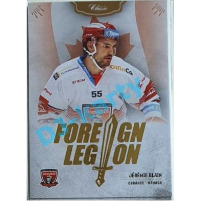2020/21 OFS 2. série Jérémie Blain #FL-JBL Foreign Legion GOLD /77