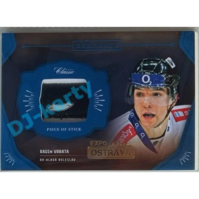 2020/21 OFS 2. série Radim Vrbata #RPS-RVR 1/1 Game Used Remnants EXPO OSTRAVA