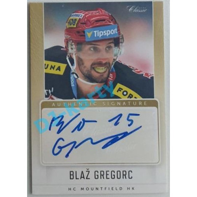2016/17 OFS Blaž Gregorc #AS-151 11/39 Authentic Signature