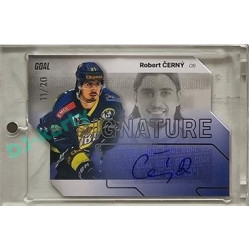 2023/24 Goal cards Chance Liga 2. série #S-78 Robert Černý Autograph Silver 11/20