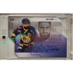 2023/24 Goal cards Chance Liga 2. série #S-79 Jiří Goiš Autograph Silver 11/20