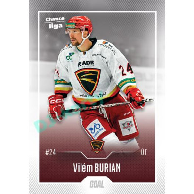 2022/23 Goal Cards Chance Liga 1. série #054 Vilém Burian
