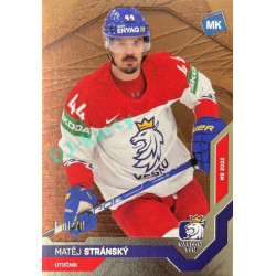 2021/22 MK reprezentace #055 Matěj Stránský MS Bronze 1 of 70