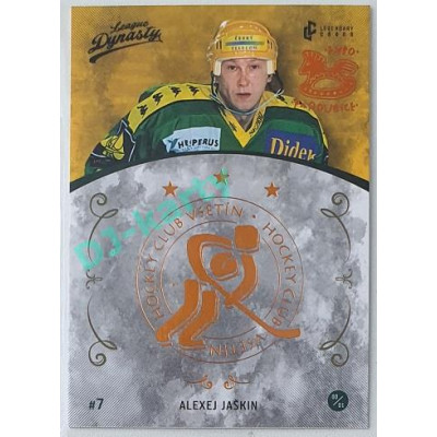 2021 Legendary Cards League Dynasty Vsetín #138 Alexej Jaškin x/3 Cooper EXPO Pardubice