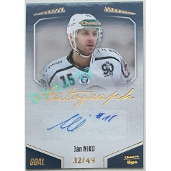 2022/23 Goal Cards Chance Liga 1. série #A-51 Ján Niko Autograph 32/49