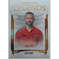 2022/23 Goal Cards Chance Liga 1. série #LL-15 Jan Starý Legends Autograph 06/49