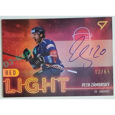 2022/23 Sportzoo ELH 2. série #RLS-PZ Petr Zámorský Red Light Auto xx/65