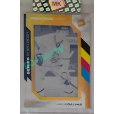 2023 MK The Gamers #PP-JG Jakub Galvas 2021 Printing Plate 1/1 Cyan