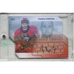 2023/24 Goal cards Chance Liga 2. série #S-82 Vladimír Svačina Autograph Silver 11/20