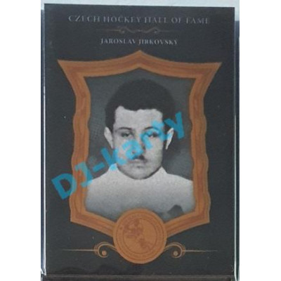 2020 OFS Síň slávy českého hokeje Jaroslav Jirkovský #SSCH-066 07/25 Black Cut