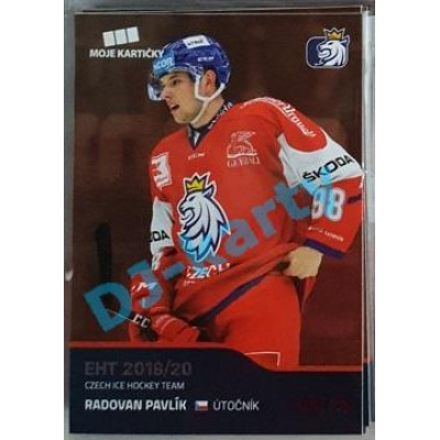 2020 MK reprezentace Radovan Pavlík EHT #25 08/25 Red