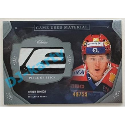 2020/21 OFS 2. série Marek Tomica #GUM-MTO 49/55 Game Used Material